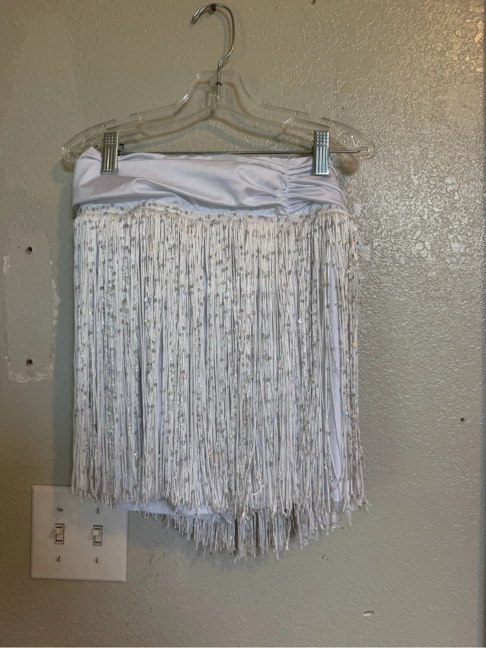 Revolution Dancewear white fringe